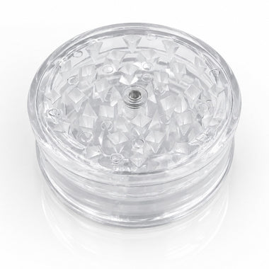 Grinder avec boîte de stockage Green Vallée – broyeur transparent pour fleurs de CBD