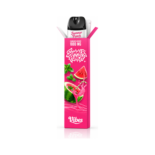 Vibes Vape Pen CBC Summer Punch — puff jetable 1000 mg au CBC