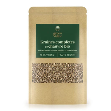 Graines complètes chanvre bio