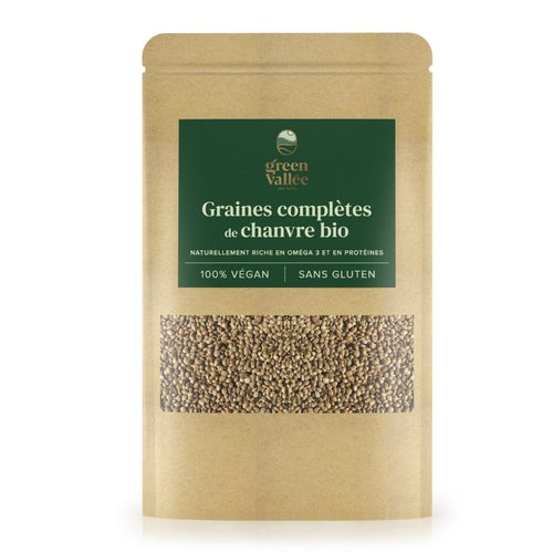 Graines complètes chanvre bio