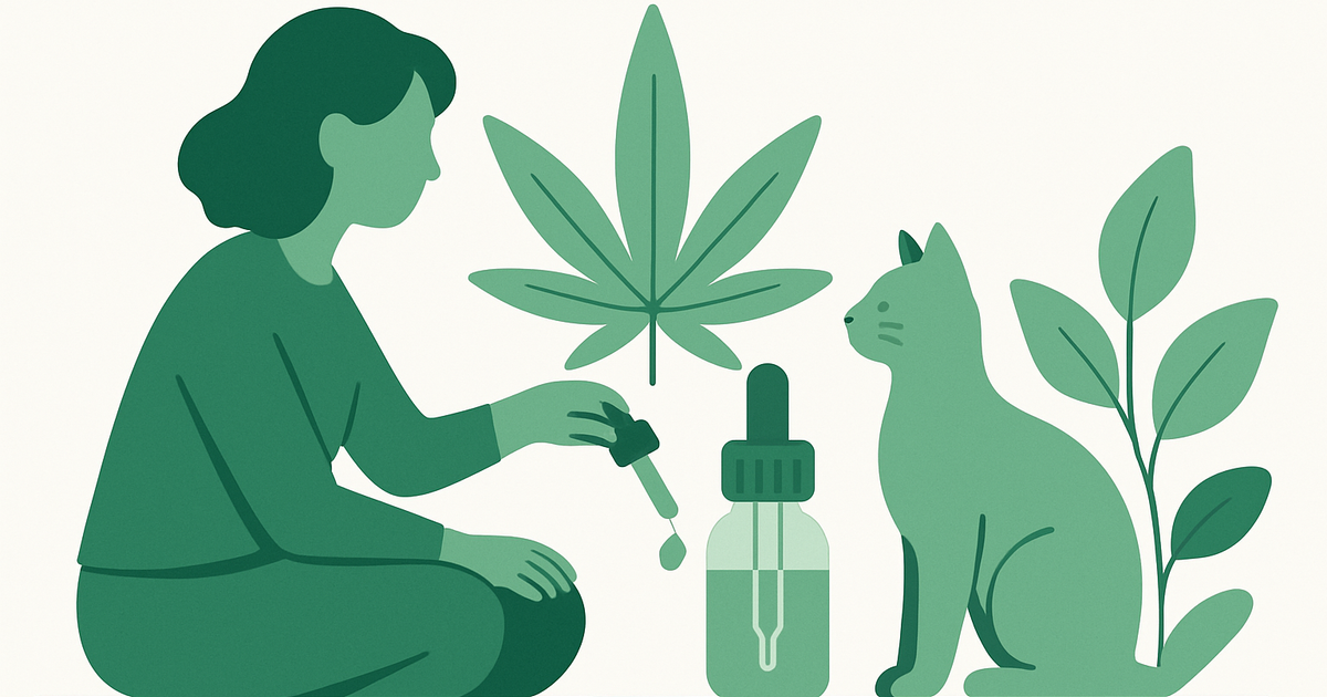 Illustration : cbd pour chat — Green Vallée