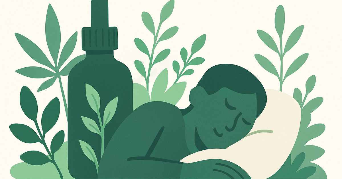 Illustration : cbd pour dormir — Green Vallée