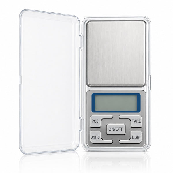Balance de précision Green Vallée ouverte – plateau inox, écran LCD et couvercle de protection