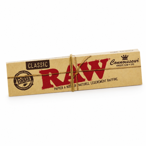 Carnet RAW Classic Connoisseur King Size Slim avec tips carton