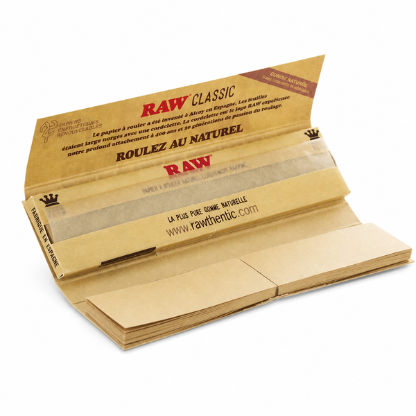 Carnet RAW Classic Connoisseur King Size Slim avec tips carton