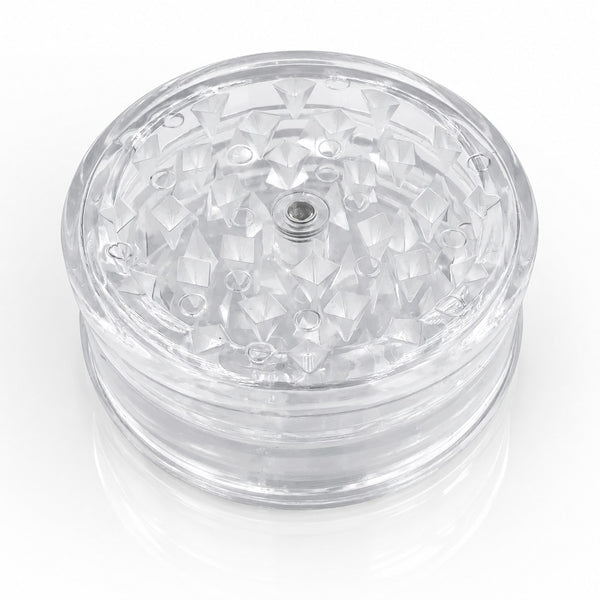 Grinder avec boîte de stockage Green Vallée – broyeur transparent pour fleurs de CBD