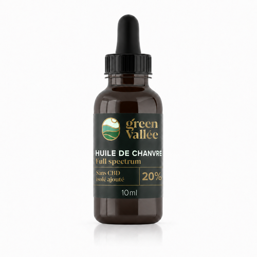 Huile de chanvre 20% Full Spectrum Green Vallée