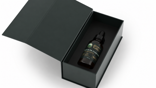 Huile de chanvre 40% Full Spectrum Green Vallée — coffret