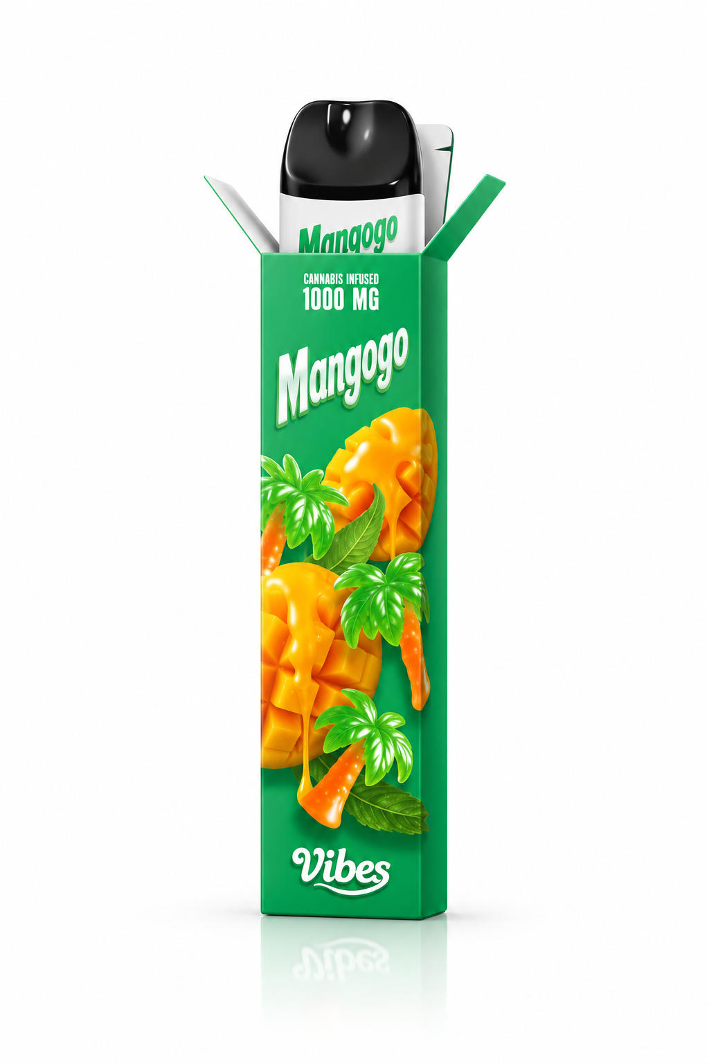 Vibes Vape Pen CBC Mangogo — puff jetable 1000 mg au CBC