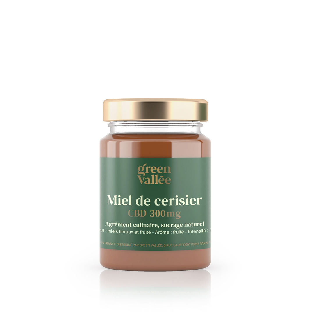 Miel de Cerisier au CBD – 300 mg - CBD Green Vallée